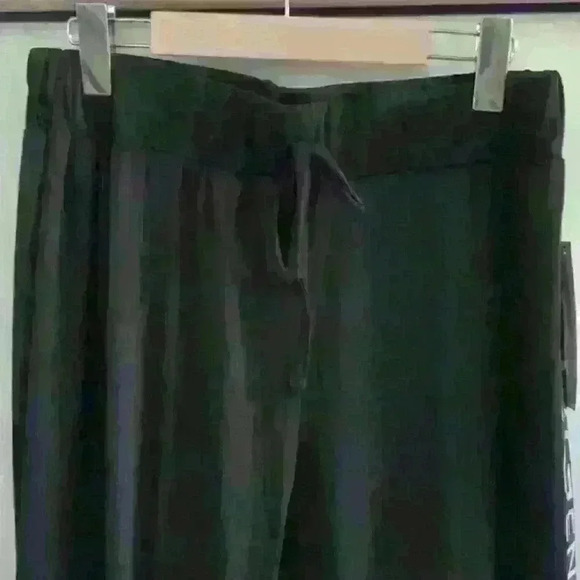 BCBGENERATION | Women's Black w/ Purple Logo High-Waisted Drawstring Leg… - Picture 3 of 4